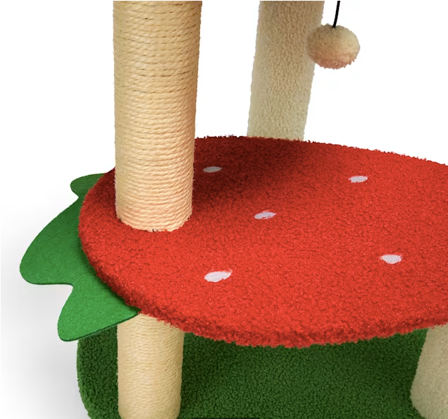 EveryYay Fruit Novelty 2-Level Cat Tree, 20.5" H