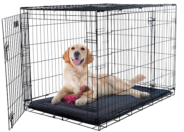 Pet Adobe Navy Waterproof Dog Crate Mat, 38.75" L X 25" W