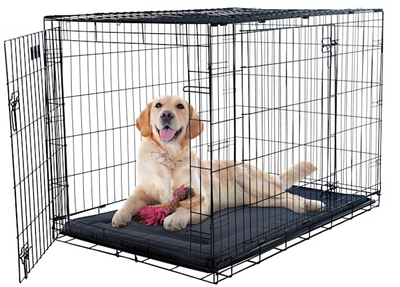 Pet Adobe Navy Waterproof Dog Crate Mat, 38.75" L X 25" W