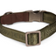 Reddy Jacquard Dog Collar, Olive, Large/X-Large