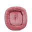 EveryYay Snooze Fest Mauve Rectangle Lounger Cat Bed, 19" L X 16" W X 3.5" H