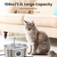 PawsPik SS-01 Stainless Steel Faucet-Design Cat Fountain, 108.2 oz.