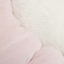 EveryYay Pink Cat Ear Round Bed, 18" L X 18" W X 6" H