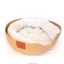 Friends of Normie Wicker Cat Bed, 18" L X 18" W X 5.7" H, Multi, Pack of 3