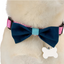 YOULY Pet Bowties, Set of 2, Blue/Green Plaid