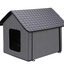 TRIXIE Insulated Outdoor Pet House, 22.1" L X 17.7" W X 16.9" H