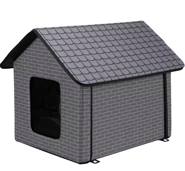 TRIXIE Insulated Outdoor Pet House, 22.1" L X 17.7" W X 16.9" H
