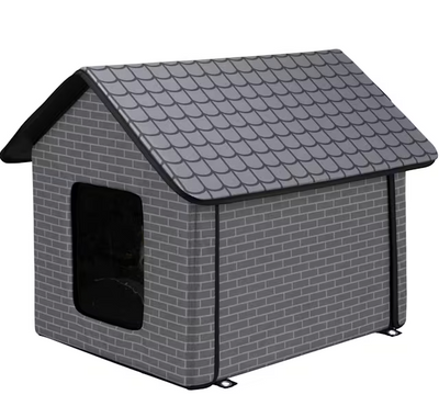 TRIXIE Insulated Outdoor Pet House, 22.1" L X 17.7" W X 16.9" H
